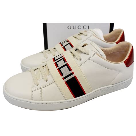 gucci three stripes|Gucci Stripe leather sneaker.